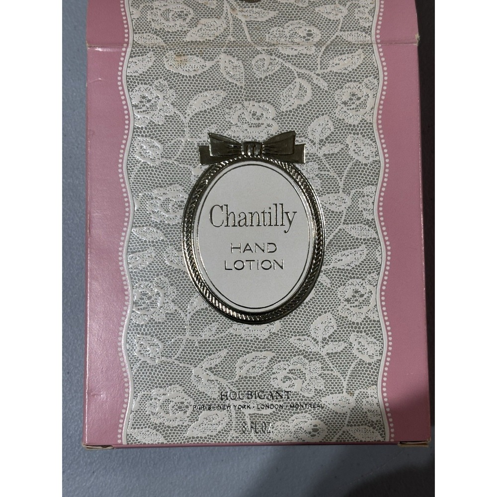 Vintage CHANTILLY‎ Perfume 8 Oz Houbigant Creme De Chantilly Bottle Rare